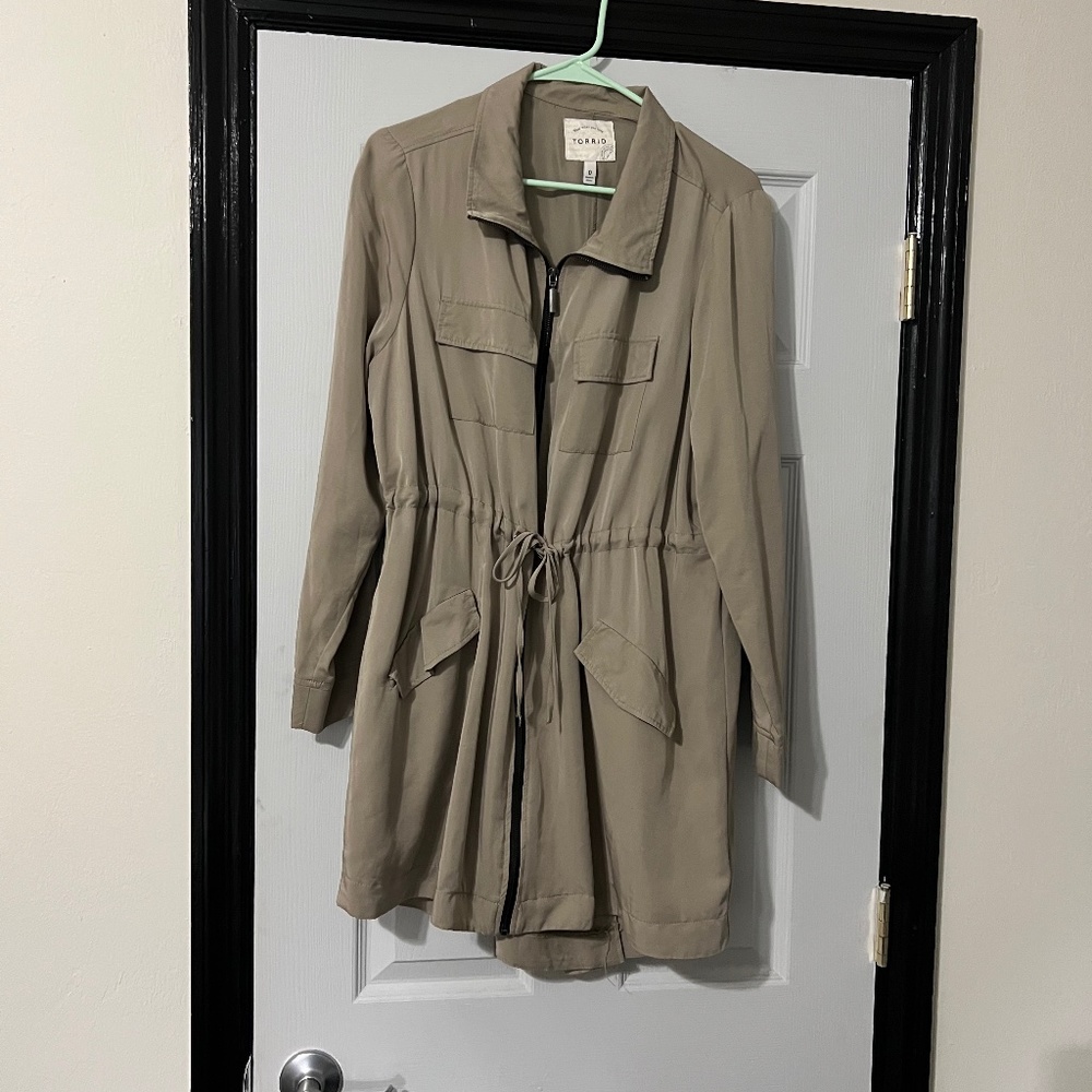 Torrid Thin Duster Jacket Size 0